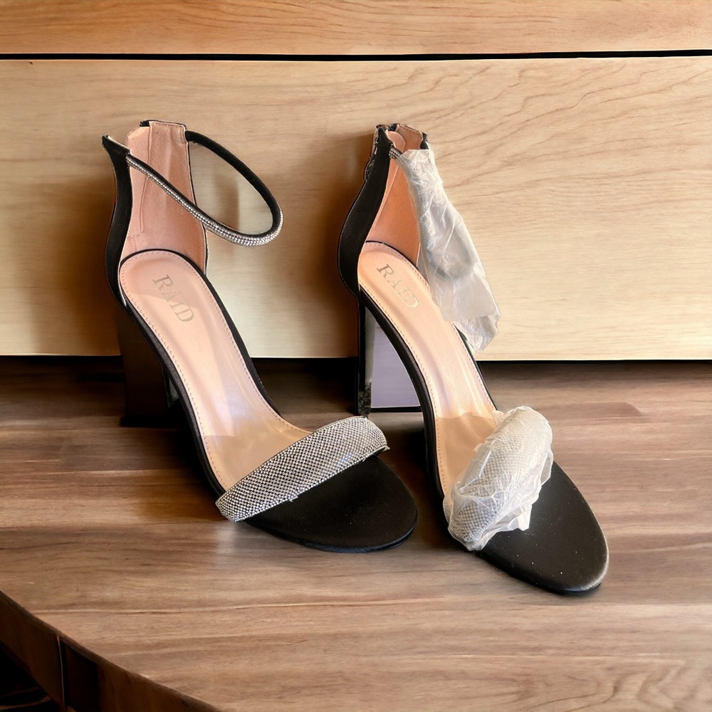 RAID Lois Embellished Ankle-Strap Sandals